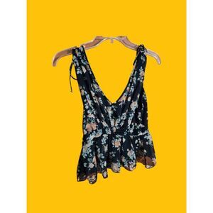 Abercrombie & Fitch Tops Floral Chiffon‎ Top Size S  (K80)
